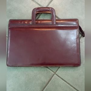Vintage leather briefcase